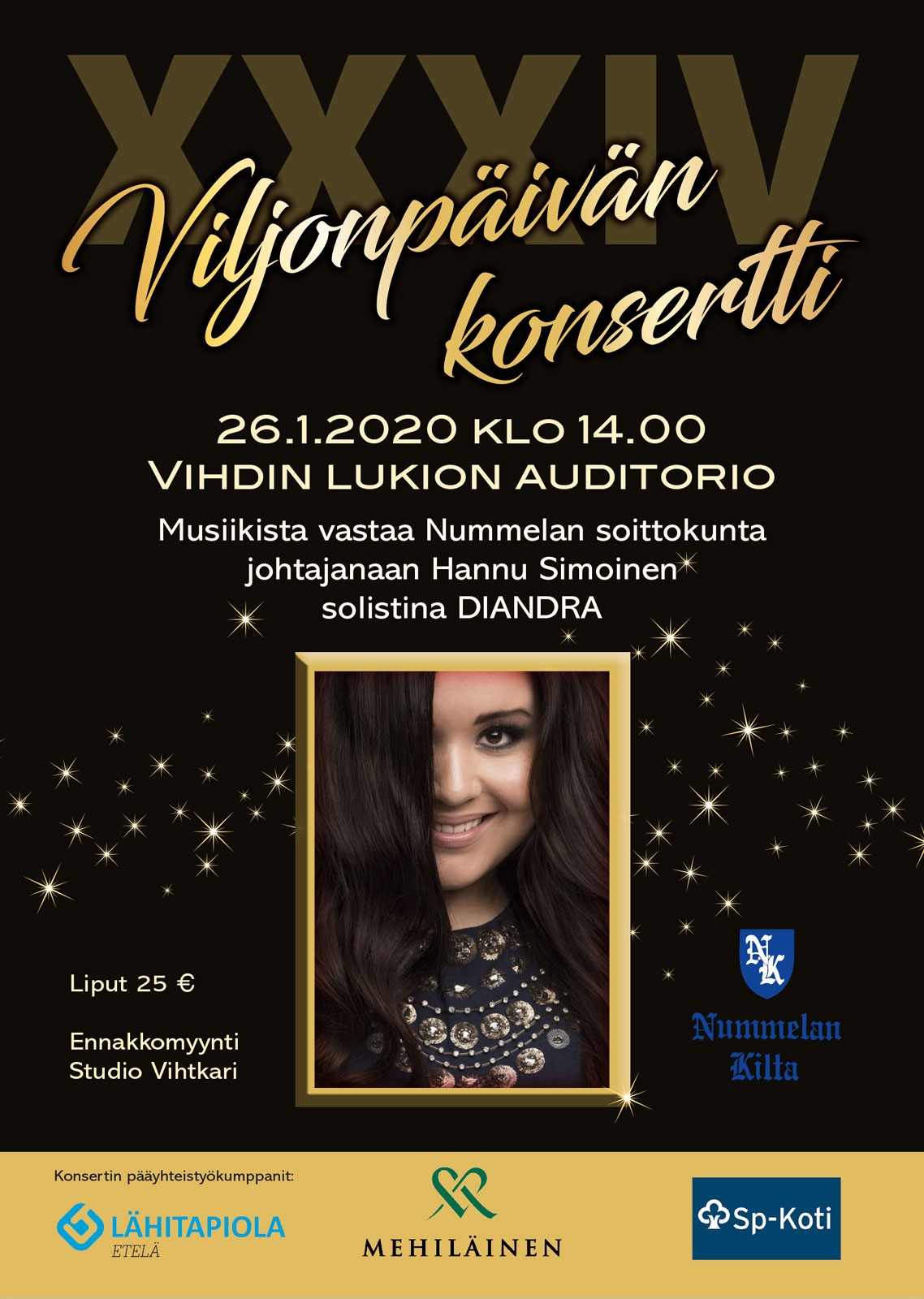Viljonpäivän konsertti 2020 - Diandra